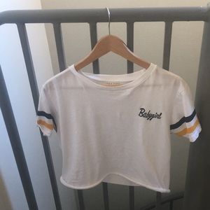 Baby girl crop t shirt!